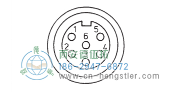 RI58-O/RI58-T標(biāo)準(zhǔn)實(shí)心軸光電增量編碼器(電氣連接 M16 連接器(Binder)，6腳) 德國(guó)hengstler(亨士樂(lè))編碼器